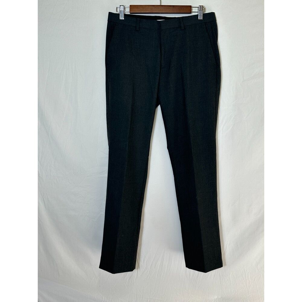Calvin Klein Infinite Men's Slim Fit 4-Way Stretch Dress Pants Black Size 30x30